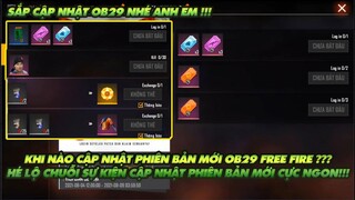 Free Fire| Hé lộ ngày cập nhật phiên bản mới FF OB29 và chuỗi sự kiện tặng quà cập nhật khá ngon