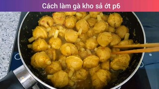 Cách làm gà kho sả ớt chay p6