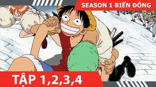 Review One Piece [#SS1] - P1 Biển Đông 💥 Tóm tắt Đảo Hải Tặc Tập 1,2,3,4
