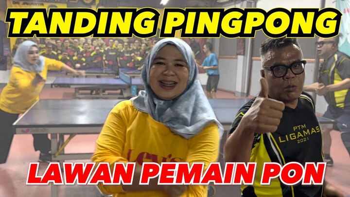 TANDING PINGPONG LAWAN UNI ECHA PEMAIN PON