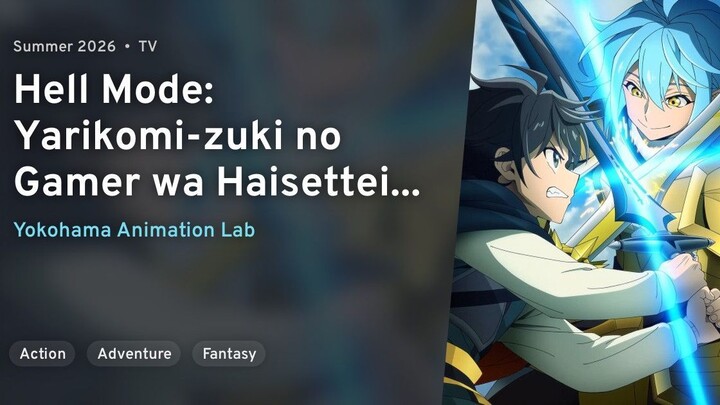 EP 1 - Hell Mode: Yarikomizuki no Gamer Season 2 Sub Indo