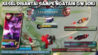 (Solo Ranked) Push MMR Chou Menuju Supreme Indo, Malah Dikatain Joki di Low Tier Coy 😂 MLBB