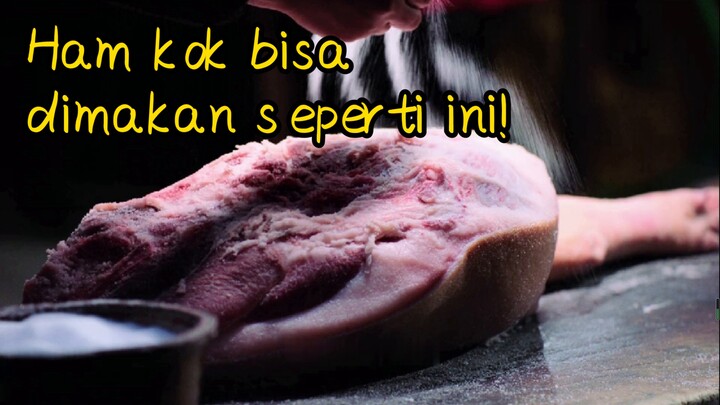 Ham kok bisa dimakan seperti ini!