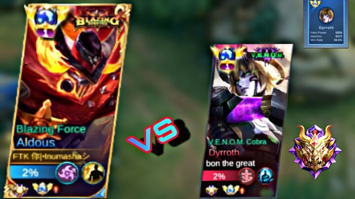 📌Inumasha vs. Top global Dyroth