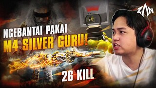 Membantai Musuh Pro Player dengan skin M4 Silver Guru | PUBG Mobile Indonesia