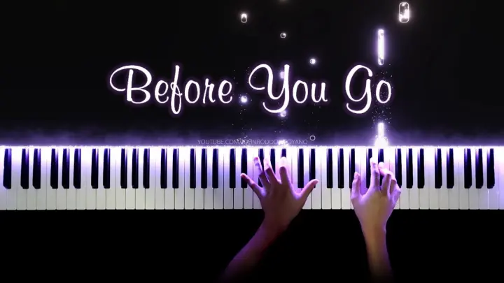 Lewis Capaldi - Before You Go | Piano Cover with Strings (with Lyrics & PIANO SHEET)