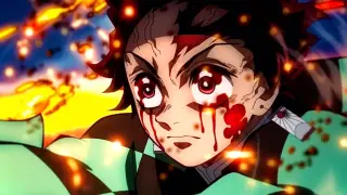 Demon Slayer //Blood Fury Tanjiro opens the markings, and the breath of the sun crushes the fallen g