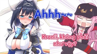 【Hololive Vietsub】Calli: "Kêu gì đó ho*ny đi em" -  Kronii:...