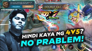 4v5? ZILONG IKAW NA BAHALA | MLBB