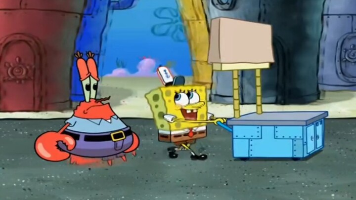 Mr. Krabs gives away free stuff? The sun is coming out in the west!
