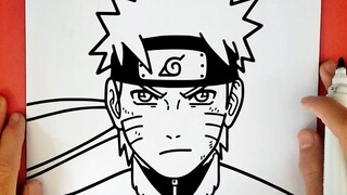 COMO DESENHAR O NARUTO