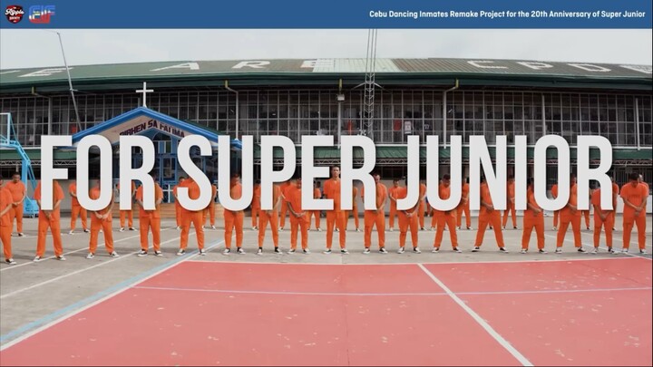 【Super Junior】菲律宾宿务岛监狱为庆祝SJ 20周年的舞蹈串烧