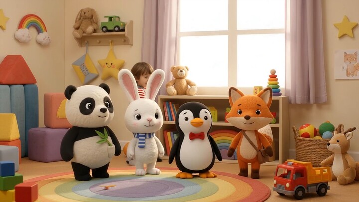 ❄️🐼🐰🐧🦊 Wild Pals ile eğlence dolu bir kar macerası başlıyor!