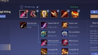 NGỘ KHÔNG MÙA 22 COMBO MẠNH NHẤT FULL TRÂU 8K DAME LEO CHIẾN TƯỚNG _ LIÊN QUÂN MOBILE
