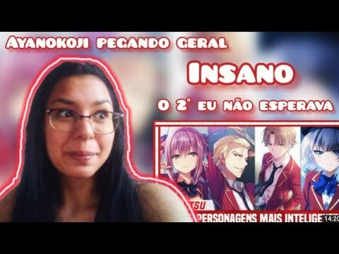 Top 10 Personagens mais inteligentes de Classroom Of The Elite | Angel Dark | REACT