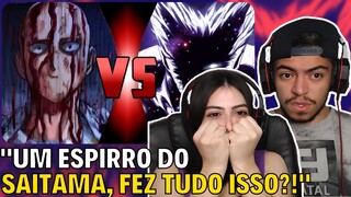 SAITAMA VS GAROU | REALIDADE AFETADA | OPM. 168 REACT