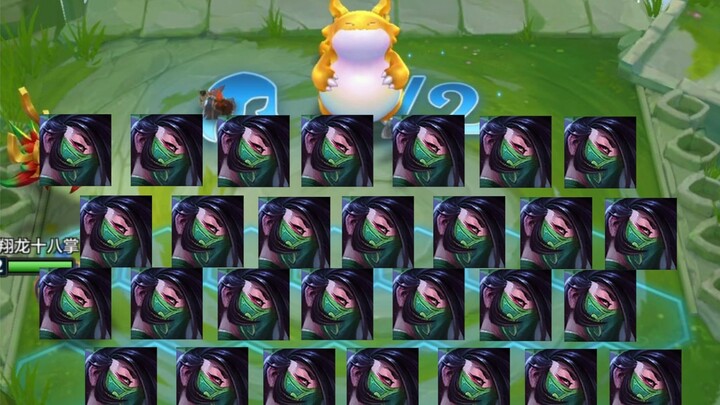 Over twenty people jumped to the opposite side, completely filling the chessboard.