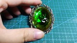 [Handmade Tutorial] Remastered version! Violet's Emerald Brooch