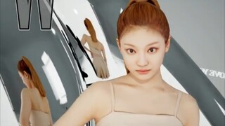 วงเกิร์ลกรุ๊ป Metaverse aespa นิตยสารเกาหลี การสร้างแบบจำลองในชีวิตจริงด้วย AI