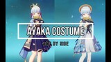 Ayaka Costume Side By Side~