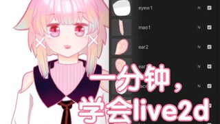 【教程】一分钟，给我学会live2d