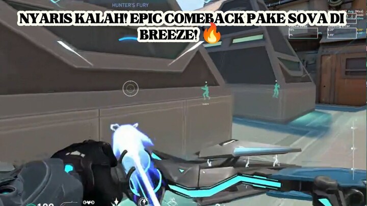 NYARIS KALAH! EPIC COMEBACK PAKE SOVA DI BREEZE! 🔥 | Valorant Indonesia
