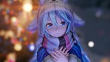 [Beautiful MMD] Wife is as beautiful as a picture in the night of fairy stars and snow