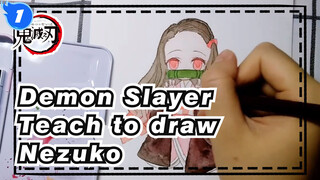 Demon Slayer|【Watercolor】Teach you to draw Nezuko_1