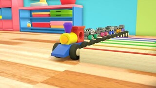 Finger Family Song _ Monster Trucks Try to Fit Into a Pool_ _ Nursery Rrhymes