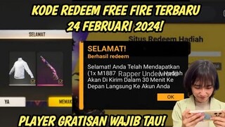 KODE REDEEM FREE FIRE TERBARU 24 FEBRUARI 2024 HARI INI - KODE REDEEM FF TERBARU 24 FEBRUARI 2024