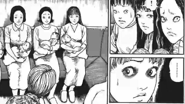 "Uzumaki" Junji Ito Rumah sakit tali pusat memakan plasenta sebagai jamur dan departemen kebidanan d