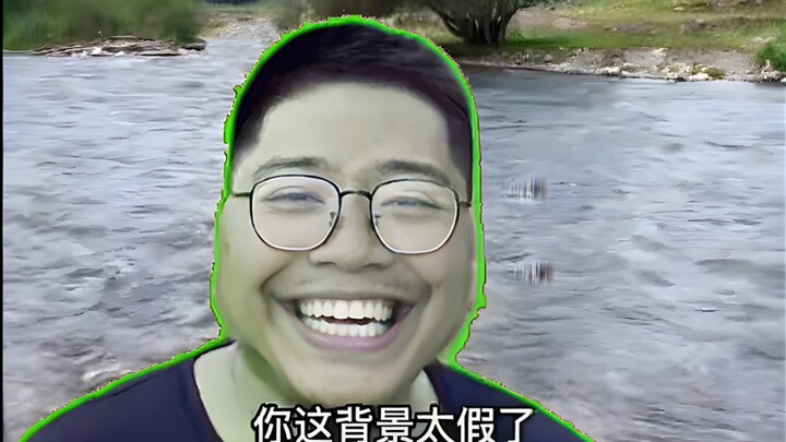 Your background is too realistic