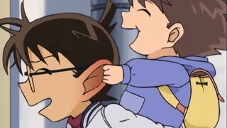 Conan takes care of the baby