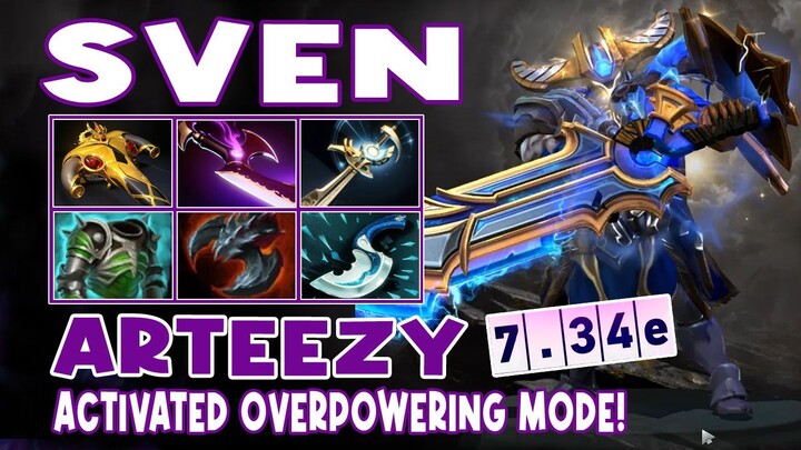 Sven Arteezy Highlights ACTIVATED OVERPOWERING MODE - Dota 2 Highlights - Daily Dota 2 TV