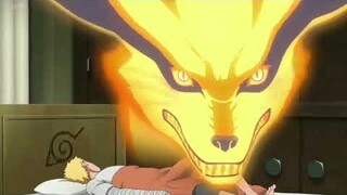 Kurama menceritakan kisah masa lalu Naruto hingga kawaki menangis