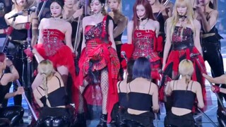 【aespa】MMA 4K高清全场舞台直拍！炽热的暗夜玫瑰！