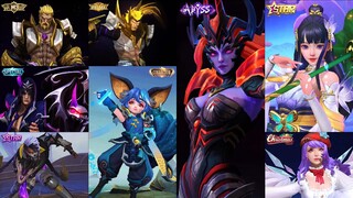 10 UPCOMING SKINS GAMEPLAY | NANA COLLECTER SKIN | ROGER M3 SKINS | SELENA ABYSS SQUAD