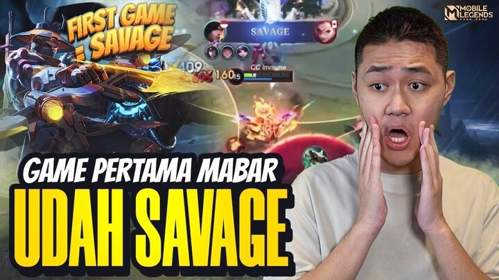 GAME PERTAMA MABAR VIP PAKE YSS LANGSUNG SAVAGE - Mobile Legends