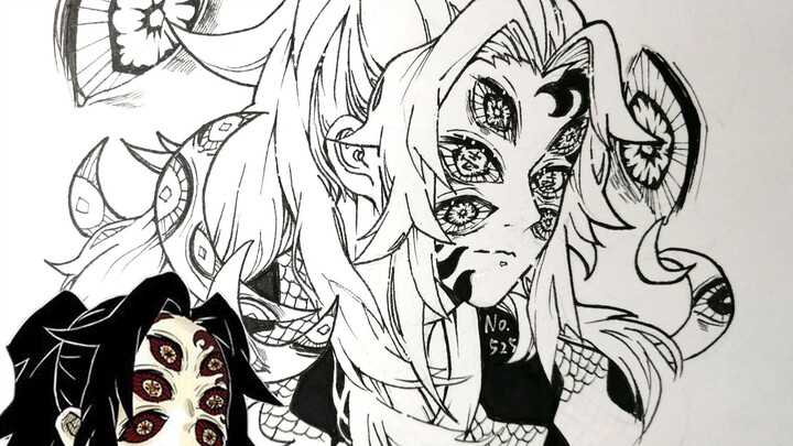 [วาดด้วยมือ] การวาดหัวของ Demon Slayer 