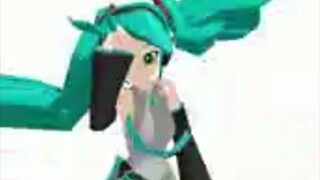 Hatsune Miku menari dalam topan Kategori 15