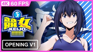 Keijo!!!!!!!! Opening V1 | Creditless | 4K 60FPS AI Remastered