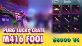 New PUBG LUCKY CRATE Luckiest create opening M416 Fool again PUBG Mobile | BGMI | Zabby PK Gaming