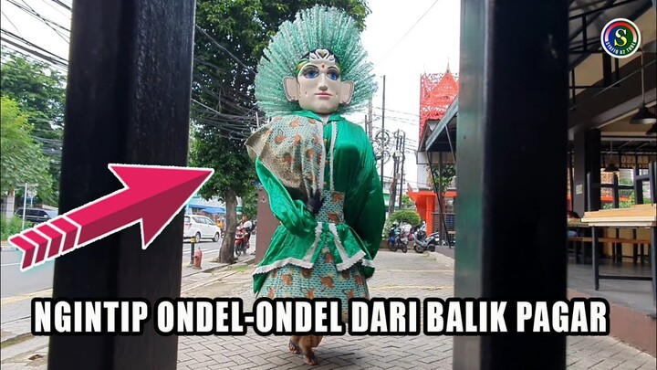 ONDEL-ONDEL dari Balik PAGAR RUMAH, JOGETNYA KETERLALUAN‼️