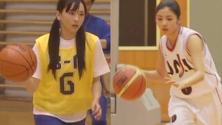 鸡你太美看多了，来看看女神们打篮球吧