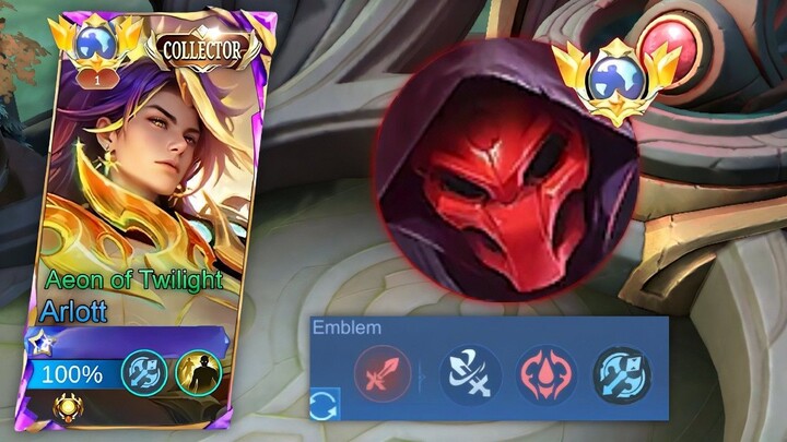SORRY ARGUS BUT YOU CAN'T BEAT THIS ARLOTT NEW SUSTAIN & DAMAGE BUILD  ARLOTT VS ARGUS  MLBB