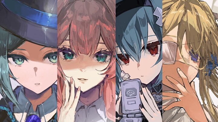 มันเป็นหัวคาว แต่มีสี่รูปแบบการวาดภาพ