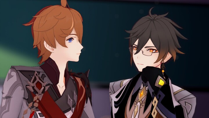 [MMD Genshin Impact Gong Zhong] Detention teacher - Mr. ｲﾉｺﾘ