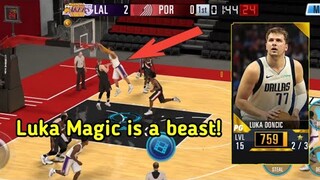 Luka Magic is a beast! "700+ points" PvP | NBA 2K MOBILE Gameplay (Team Lakers)