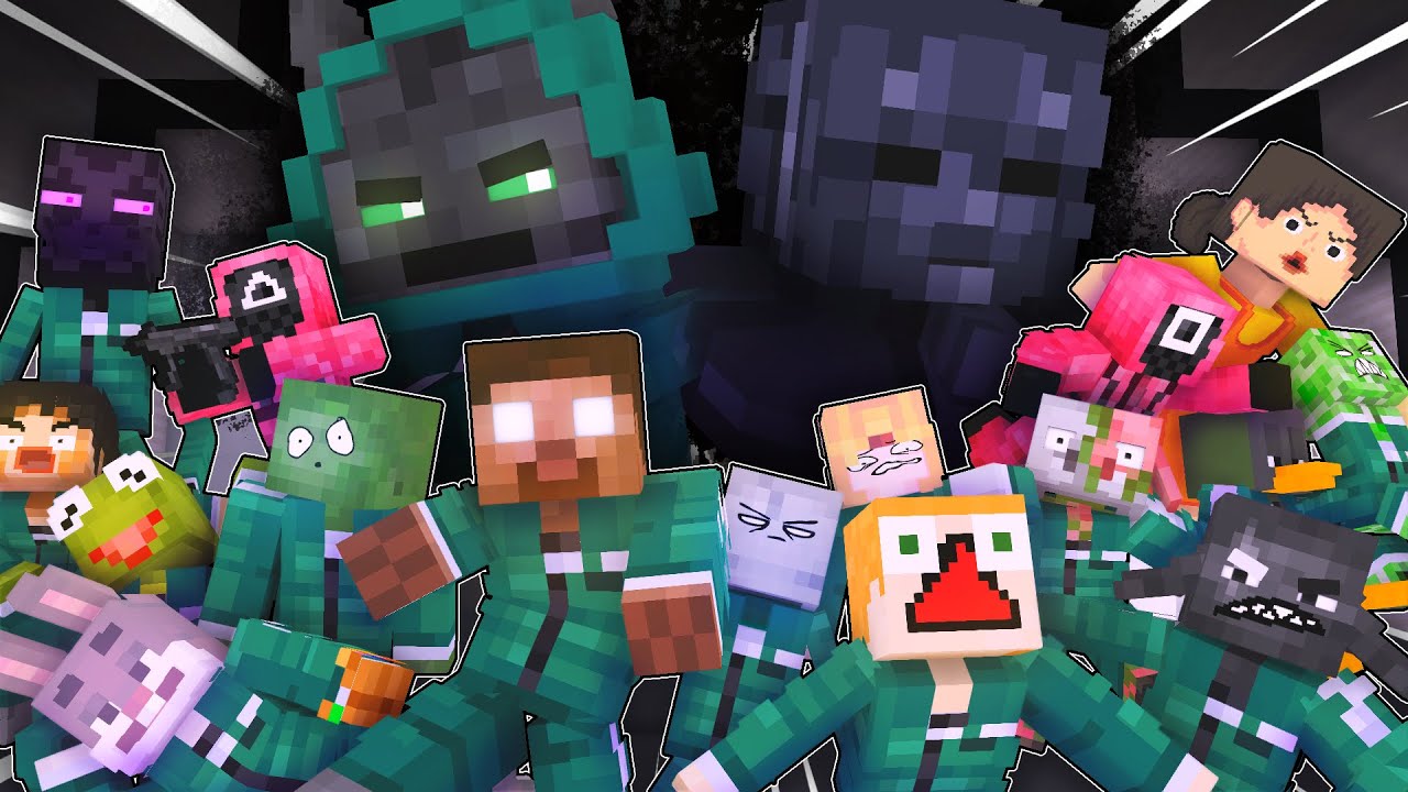 Monster School : SQUID GAME CHALLENGE FULL EPISODE - Minecraft Animation -  Bilibili