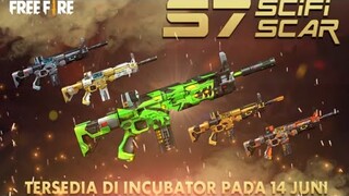 Free Fire รีวิวตู้สุ่มลัคกี้อีโวใหม่(เซ็ทSCAR EVO)